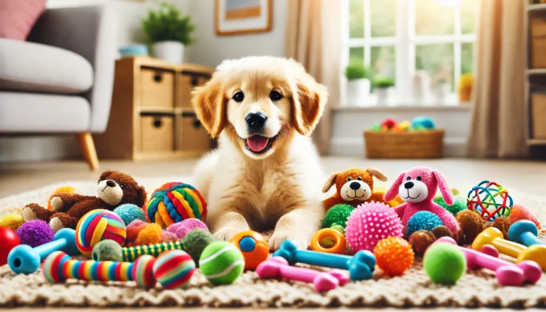 Juguetes para cachorros Golden Retriever