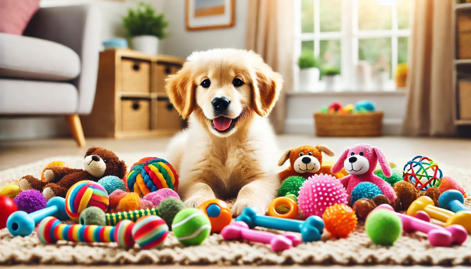 Juguetes para cachorros Golden Retriever